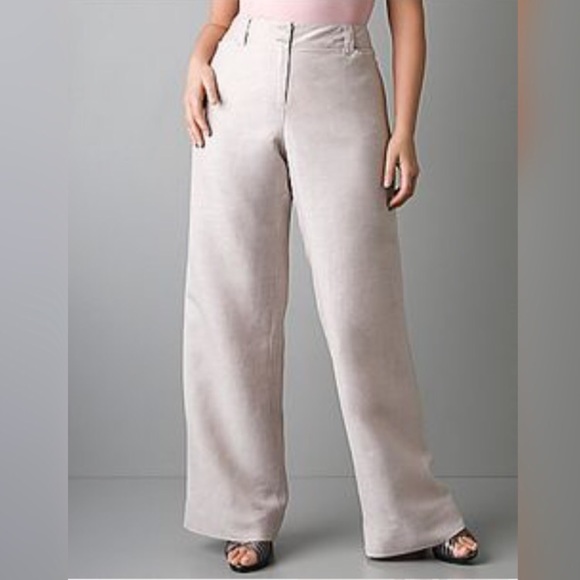 lane bryant linen pants